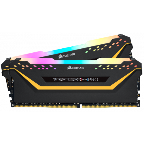 Corsair VENGEANCE RGB PRO DDR4 16GB (2x8GB) 3200MHz CL16 Intel XMP 2.0 iCUE  Compatible Computer Memory - Black (CMW16GX4M2C3200C16)