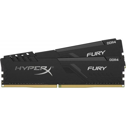 Фото ОЗП HyperX DDR4 8GB (2x4GB) 2666Mhz Fury Black (HX426C16FB3K2/8)