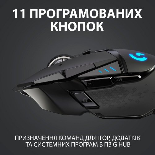 Фото Мышка Logitech G502 Lightspeed (910-005567) Black