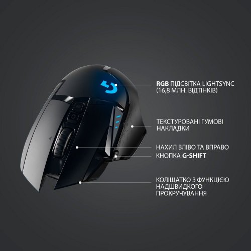 Фото Мышка Logitech G502 Lightspeed (910-005567) Black