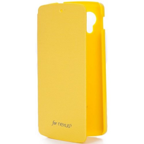 Чохол Чехол VOIA LG Nexus 5 Flip Case Yellow купити в Україні: Київ, Львів, Хмельницький, Тернопіль, Івано-Франківськ | Низька ціна, відгуки, характеристики від TELEMART фото