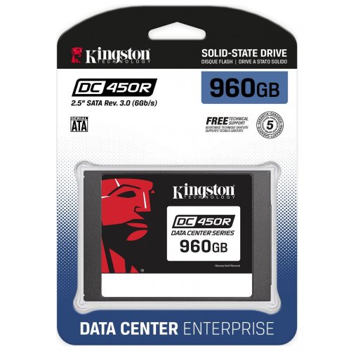 Фото SSD-диск Kingston DC450R 3D TLC NAND 960GB 2.5