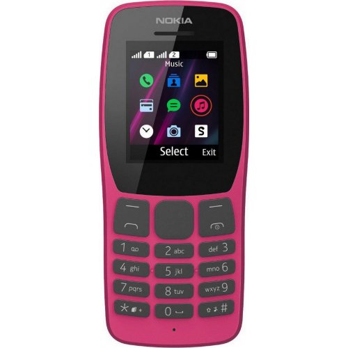 Купить Мобильный телефон Nokia 110 Dual Sim 2019 Pink - цена в Харькове, Киеве, Днепре, Одессе
в интернет-магазине Telemart фото