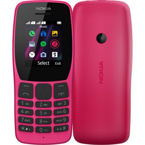 Купить Мобильный телефон Nokia 110 Dual Sim 2019 Pink - цена в Харькове, Киеве, Днепре, Одессе
в интернет-магазине Telemart фото