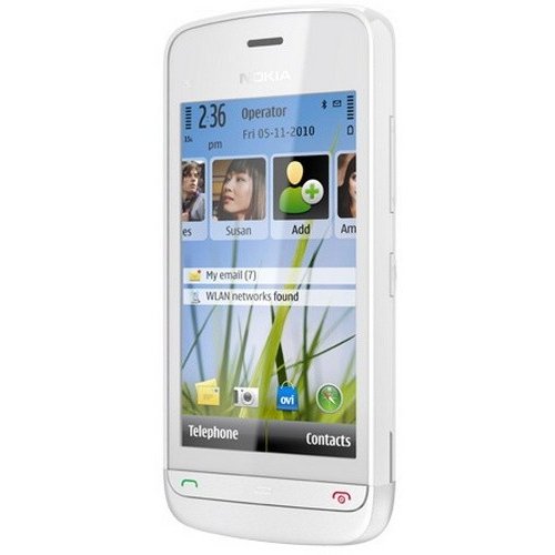 Купить Мобильный телефон Nokia C5-03 White Illuvial - цена в Харькове, Киеве, Днепре, Одессе
в интернет-магазине Telemart фото