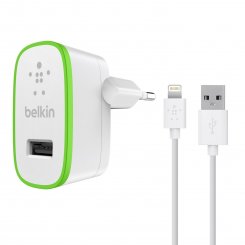 Мережевий зарядний пристрій Belkin Home Charger Lightning 2.1A (F8J052) White