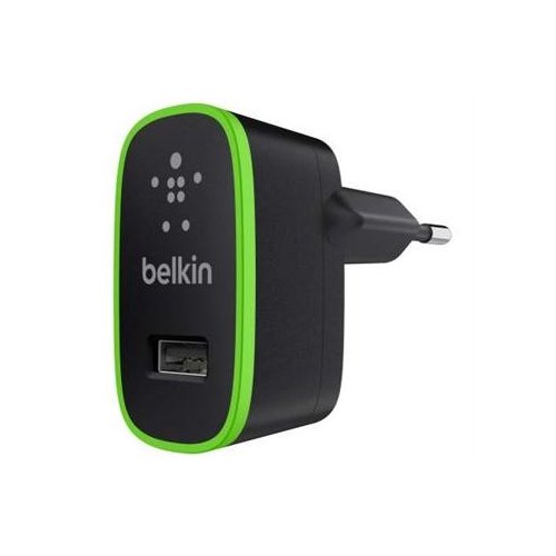 Купить Сетевое зарядное устройство Belkin Home Charger 2.1A (F8J052) Black - цена в Харькове, Киеве, Днепре, Одессе
в интернет-магазине Telemart фото