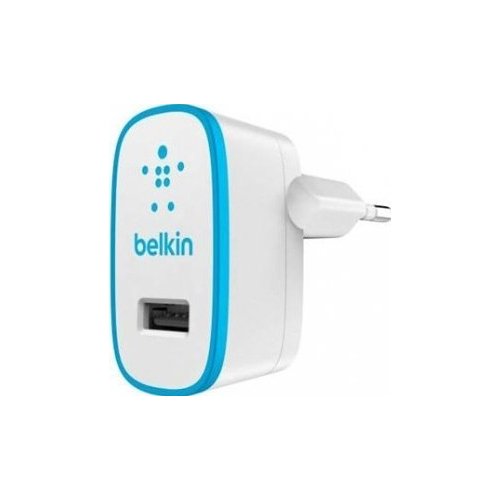 Купить Сетевое зарядное устройство Belkin Home Charger 2.1A (F8J052) Blue - цена в Харькове, Киеве, Днепре, Одессе
в интернет-магазине Telemart фото