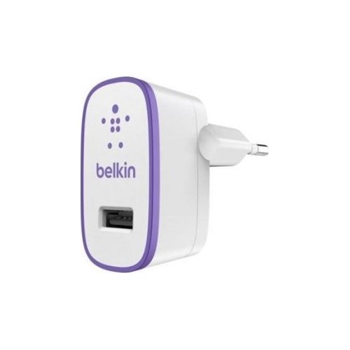 Купить Сетевое зарядное устройство Belkin Home Charger 2.1A (F8J052) Purple - цена в Харькове, Киеве, Днепре, Одессе
в интернет-магазине Telemart фото