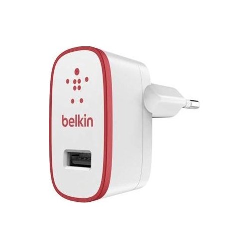 Купить Сетевое зарядное устройство Belkin Home Charger 2.1A (F8J052) Red - цена в Харькове, Киеве, Днепре, Одессе
в интернет-магазине Telemart фото