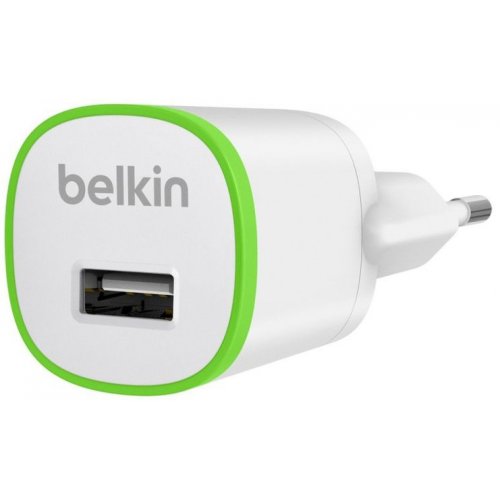 Купить Сетевое зарядное устройство Belkin Home Charger 1A (F8J042) White - цена в Харькове, Киеве, Днепре, Одессе
в интернет-магазине Telemart фото