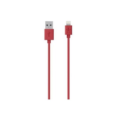 Купить USB Кабель Belkin MIXIT Lightning 1.2m (F8J023bt04) Red - цена в Харькове, Киеве, Днепре, Одессе
в интернет-магазине Telemart фото