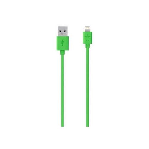 Купити USB Кабель Belkin MIXIT Lightning 1.2m (F8J023bt04) Green - ціна в Києві, Львові, Вінниці, Хмельницькому, Франківську, Україні | інтернет-магазин TELEMART.UA фото