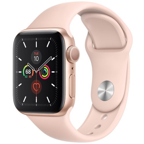 

Apple Watch Series 5 GPS 40mm Aluminium Case with Pink Sand Sport Band (MWV72) Gold