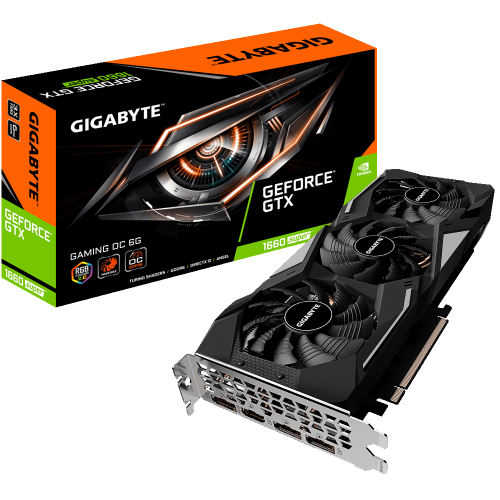 Фото Видеокарта Gigabyte GeForce GTX 1660 SUPER Gaming OC 6144MB (GV-N166SGAMING OC-6GD)