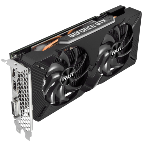 Фото Видеокарта Palit GeForce GTX 1660 SUPER GamingPro Dual OC 6144MB (NE6166SS18J9-1160A)