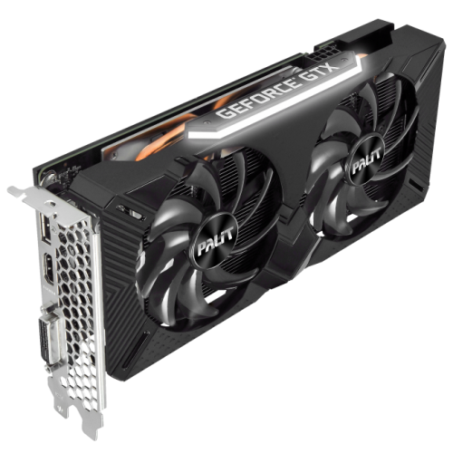 Фото Видеокарта Palit GeForce GTX 1660 SUPER GamingPro Dual OC 6144MB (NE6166SS18J9-1160A)