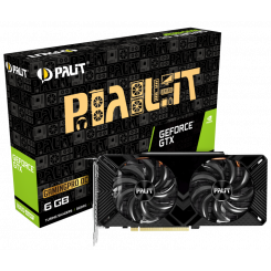 Фото Palit GeForce GTX 1660 SUPER GamingPro Dual OC 6144MB (NE6166SS18J9-1160A)