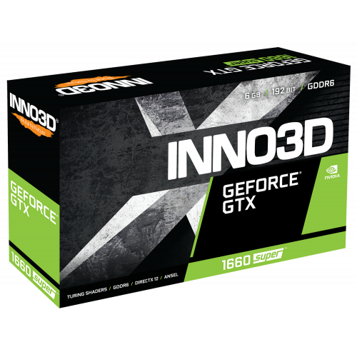 Фото Видеокарта Inno3D GeForce GTX 1660 SUPER Twin X2 6144MB (N166S2-06D6-1712VA15L)