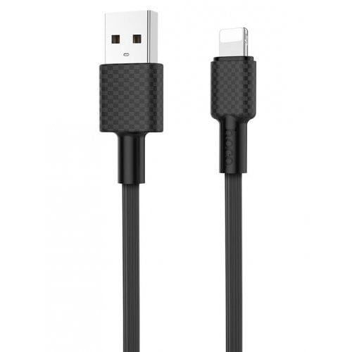 USB Кабель Hoco X29 Superior style USB to Lightning 2A 1m Charge/Sync Black купити в Україні | Telemart фото