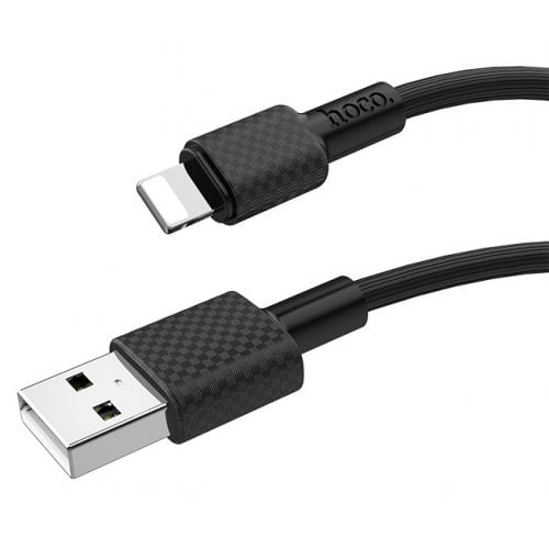USB Кабель Hoco X29 Superior style USB to Lightning 2A 1m Charge/Sync Black купити в Україні | Telemart фото