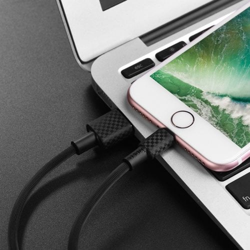 USB Кабель Hoco X29 Superior style USB to Lightning 2A 1m Charge/Sync Black купити в Україні | Telemart фото