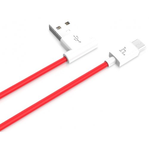 Купить USB Кабель Hoco UPM10 L-Shape USB to micro USB 2.1A 1.2m Data/Charge Red - цена в Харькове, Киеве, Днепре, Одессе
в интернет-магазине Telemart фото