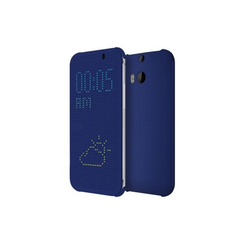 Чехол Чехол HTC HC M100 для HTC One (M8) Dot View Case Imperial Blue купить в Украине: Киев, Днепр, Харьков, Одесса  | Низкая цена, отзывы, характеристики от TELEMART фото