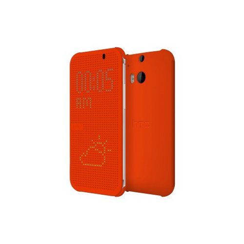 Чехол Чехол HTC HC M100 для HTC One (M8) Dot View Case Orange Popsicle купить в Украине: Киев, Днепр, Харьков, Одесса  | Низкая цена, отзывы, характеристики от TELEMART фото