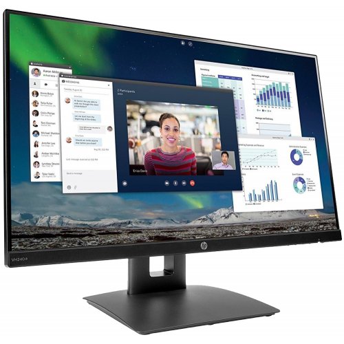 Продати Монітор HP 24" VH240a (2DS80AA) Black за Trade-In у інтернет-магазині Телемарт - Київ, Дніпро, Україна фото