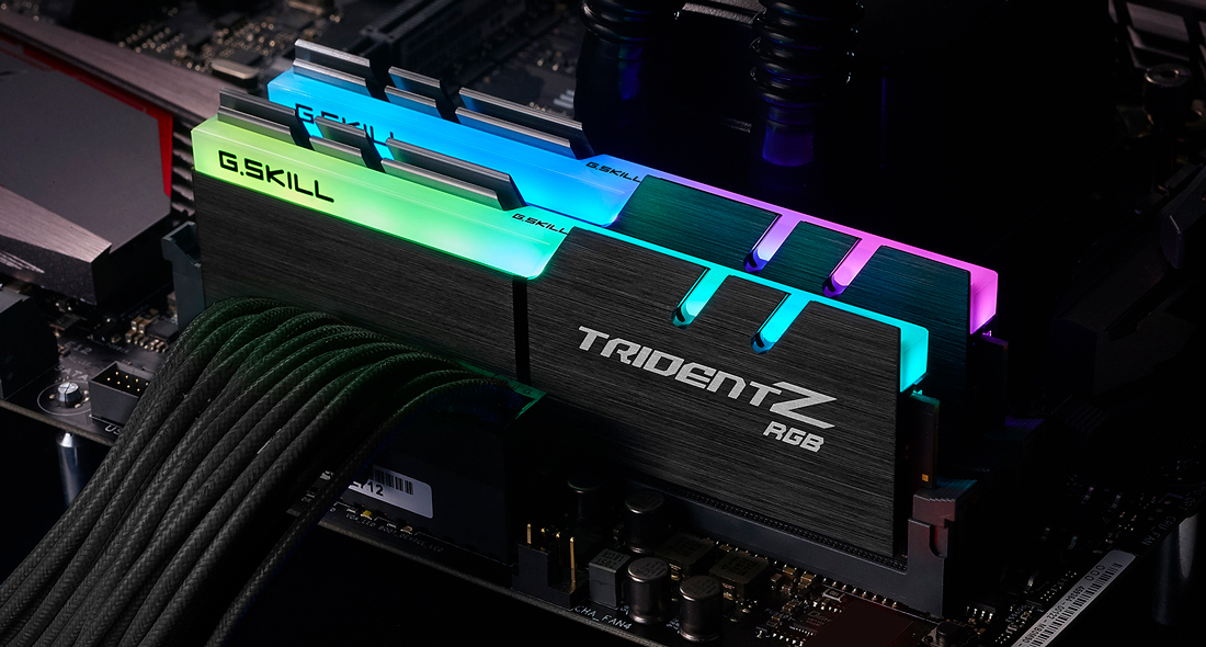 Купить ОЗУ G.Skill DDR4 32GB (2x16GB) 3600Mhz Trident Z RGB (F4-3600C18D-32GTZR) с проверкой совместимости: обзор, характеристики, цена в Киеве, Днепре, Одессе, Харькове, Украине | интернет-магазин TELEMART.UA Купить ОЗУ G.Skill DDR4 32GB (2x16GB) 3600Mhz Trident Z RGB (F4-3600C18D-32GTZR) с проверкой совместимости: обзор, характеристики, цена в Киеве, Днепре, Одессе, Харькове, Украине | интернет-магазин TELEMART.UA
