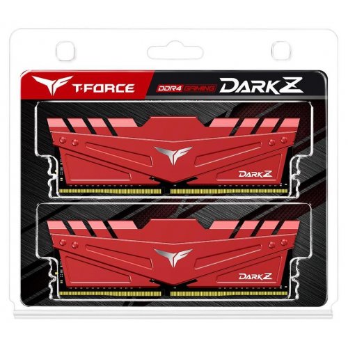 Фото ОЗУ Team DDR4 16GB (2x8GB) 3000Mhz T-Force Dark Z (TDZRD416G3000HC16CDC01)