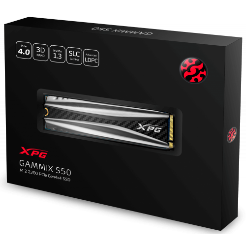 Продати SSD-диск ADATA XPG GAMMIX S50 1TB M.2 (2280 PCI-E) NVMe x4 (AGAMMIXS50-1TT-C) за Trade-In у інтернет-магазині Телемарт - Київ, Дніпро, Україна фото