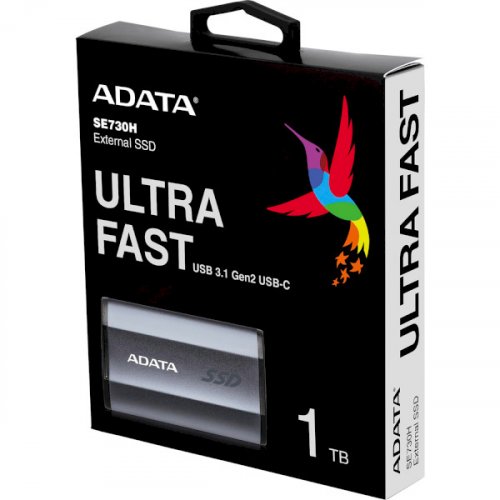 Продать SSD-диск ADATA SE730H 3D NAND 1TB USB 3.1 (ASE730H-1TU31-CTI) Titanium по Trade-In интернет-магазине Телемарт - Киев, Днепр, Украина фото
