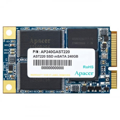 Продать SSD-диск Apacer AST220 3D TLC 240GB mSATA (AP240GAST220-1) по Trade-In интернет-магазине Телемарт - Киев, Днепр, Украина фото