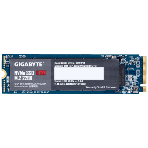 Продать SSD-диск Gigabyte 1TB M.2 (2280 PCI-E) NVMe 1.3 (GP-GSM2NE3100TNTD) по Trade-In интернет-магазине Телемарт - Киев, Днепр, Украина фото