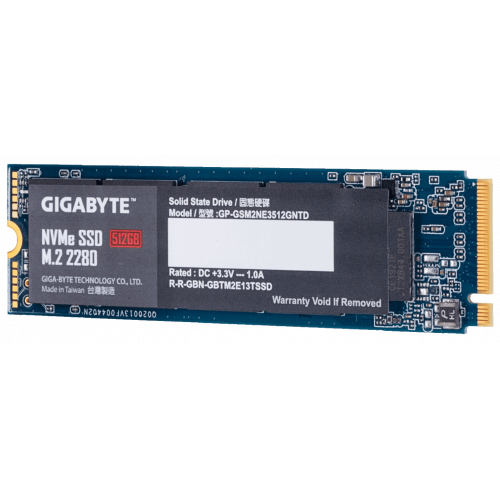 Фото Gigabyte 512GB M.2 (2280 PCI-E) NVMe 1.3 (GP-GSM2NE3512GNTD)