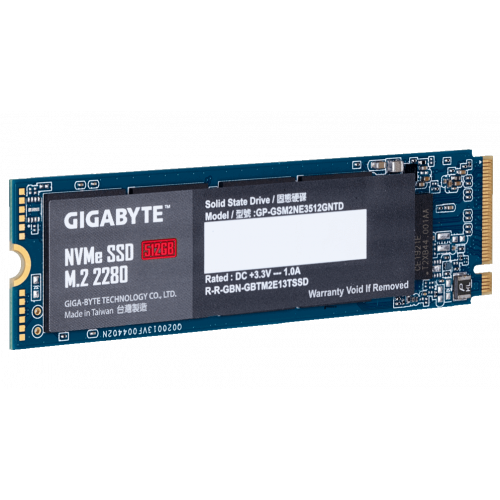Фото Gigabyte 512GB M.2 (2280 PCI-E) NVMe 1.3 (GP-GSM2NE3512GNTD)
