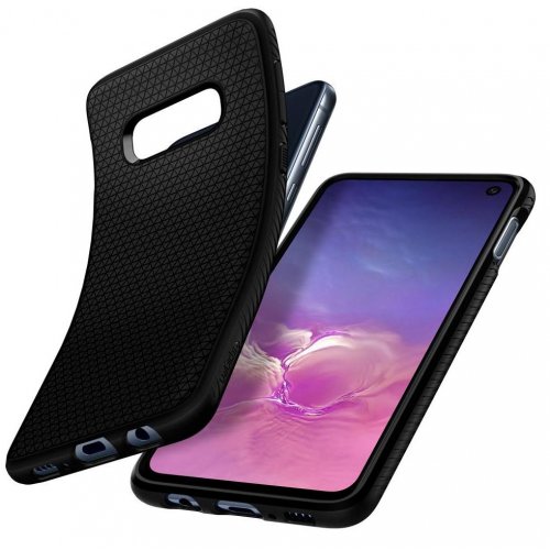 Чехол Spigen для Samsung Galaxy S10e Liquid Air (609CS25836) Matte Black купить в Украине | Telemart фото