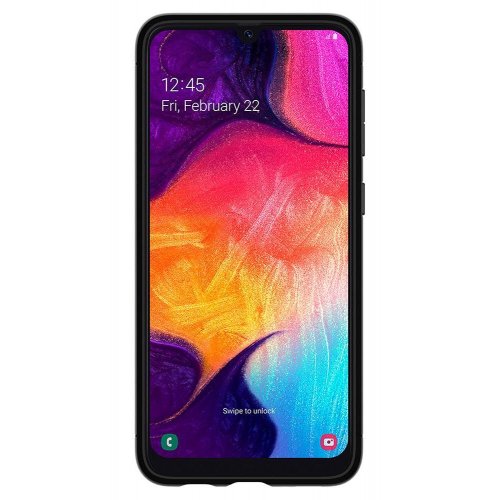 Чохол Spigen для Samsung Galaxy A50 Rugged Armor (611CS26199) Matte Black купити в Україні | Telemart фото