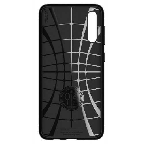 Чохол Spigen для Samsung Galaxy A50 Rugged Armor (611CS26199) Matte Black купити в Україні | Telemart фото
