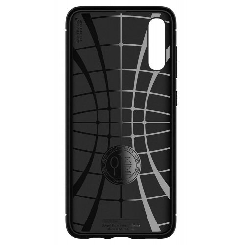 Чохол Spigen для Samsung Galaxy A70 Rugged Armor (620CS26386) Matte Black купити в Україні | Telemart фото