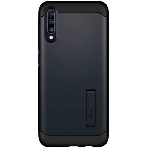 Чохол Spigen для Samsung Galaxy A70 Slim Armor (620CS26391) Metal Slate купити в Україні | Telemart фото