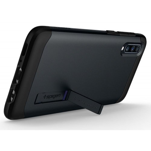 Чохол Spigen для Samsung Galaxy A70 Slim Armor (620CS26391) Metal Slate купити в Україні | Telemart фото