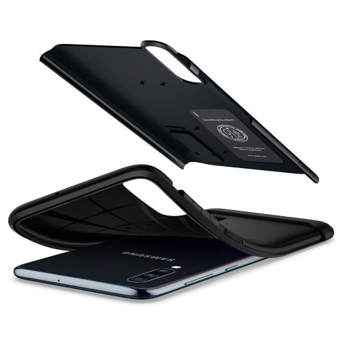 Чохол Spigen для Samsung Galaxy A70 Slim Armor (620CS26391) Metal Slate купити в Україні | Telemart фото