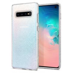 Чохол Spigen для Samsung Galaxy S10 Liquid Crystal Glitter (605CS25797) Crystal Quartz