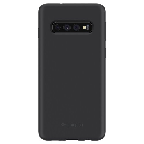 Чехол Spigen для Samsung Galaxy S10 Silicone Fit (605CS25818) Black купить в Украине | Telemart фото