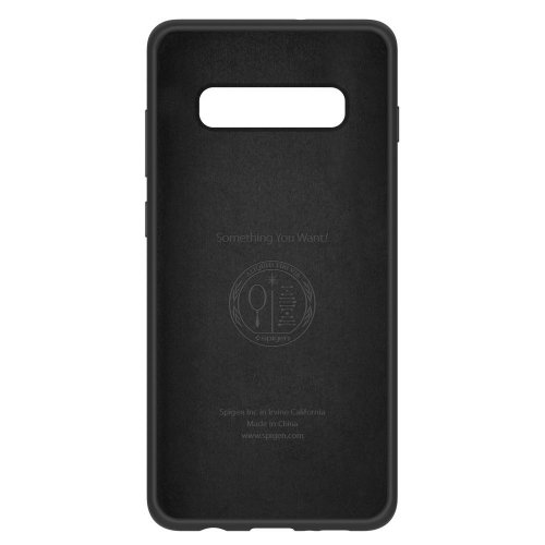 Чехол Spigen для Samsung Galaxy S10 Silicone Fit (605CS25818) Black купить в Украине | Telemart фото