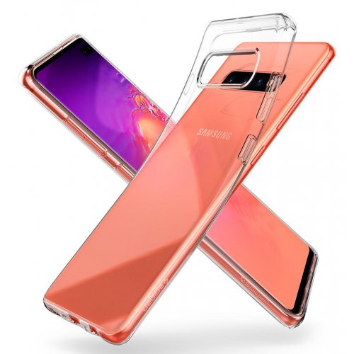 Чехол Spigen для Samsung Galaxy S10+ Liquid Crystal (606CS25761) Crystal Clear купить в Украине | Telemart фото