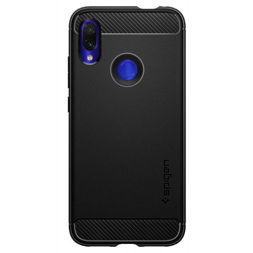 Чехол Spigen для Xiaomi Redmi Note 7 Pro/Note 7 Rugged Armor (S34CS26086) Matte Black купить в Украине: Киев, Днепр, Харьков, Одесса  | Низкая цена, отзывы, характеристики от TELEMART фото
